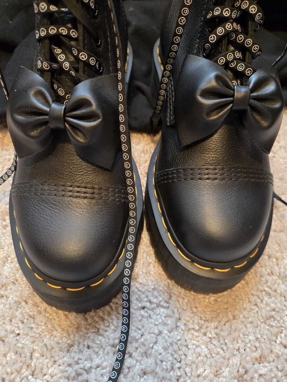 NEW!! Dr Martens Sinclair LAZY OAF HAPPY SAD Platform Boots. Size 8 MAKE OFFER! - Picture 5 of 11